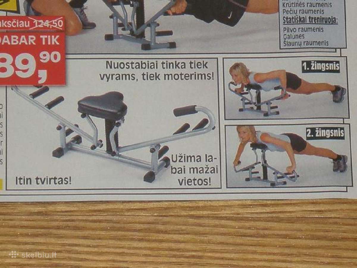 Sporto treniruoklis atsispaudimams daryti - nuotraukos Nr. 7