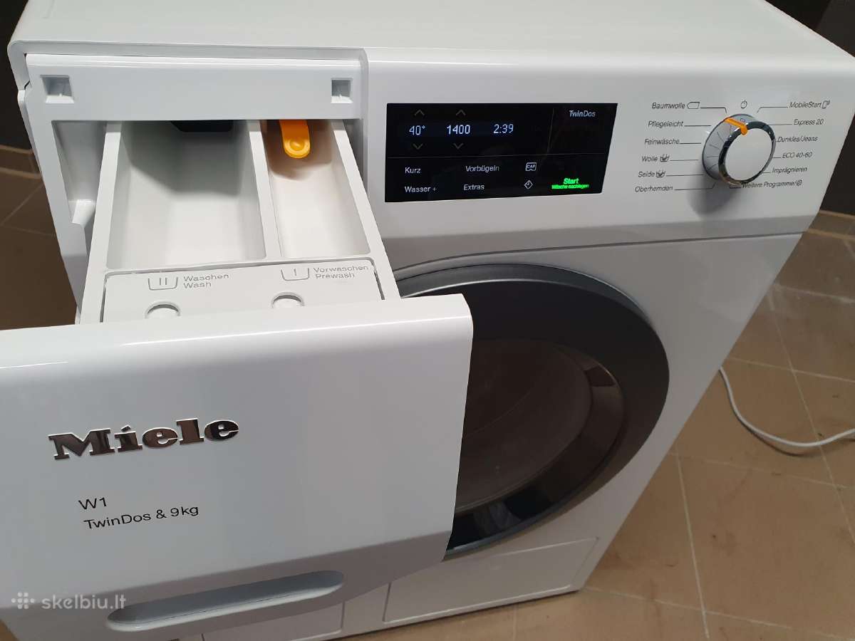 Miele W1 Twindos & 9kg Wificonn@ct 9kg A - nuotraukos Nr. 12