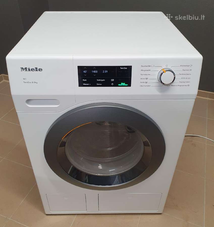 Miele W1 Twindos & 9kg Wificonn@ct 9kg A - nuotraukos Nr. 14