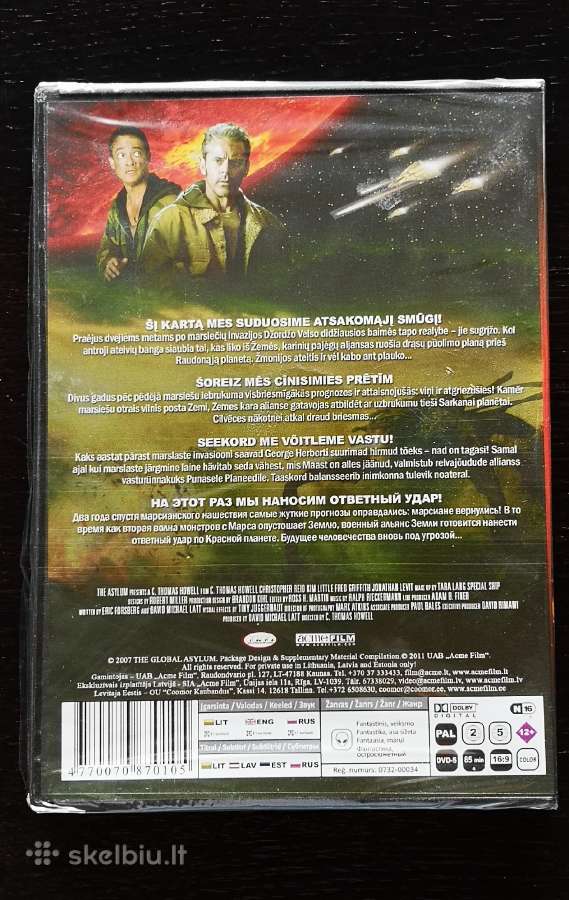 Pasaulių karas 2 / War of the worlds 2 Dvd - nuotraukos Nr. 2