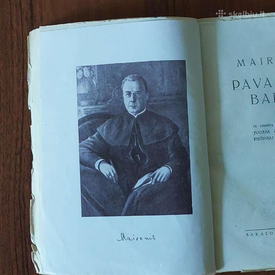 1944 m. knyga / Maironis - Pavasario balsai . - nuotraukos Nr. 6