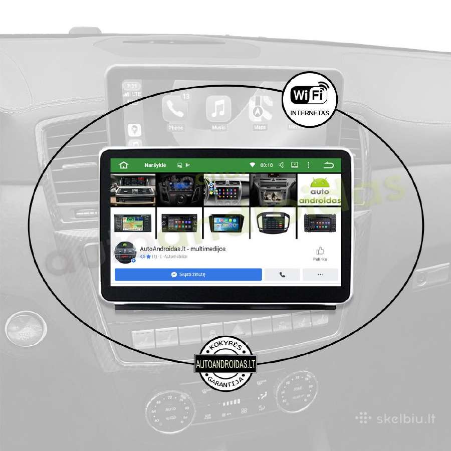 Mercedes 2012-15 Ml W166 Gl Android multimedia - nuotraukos Nr. 3