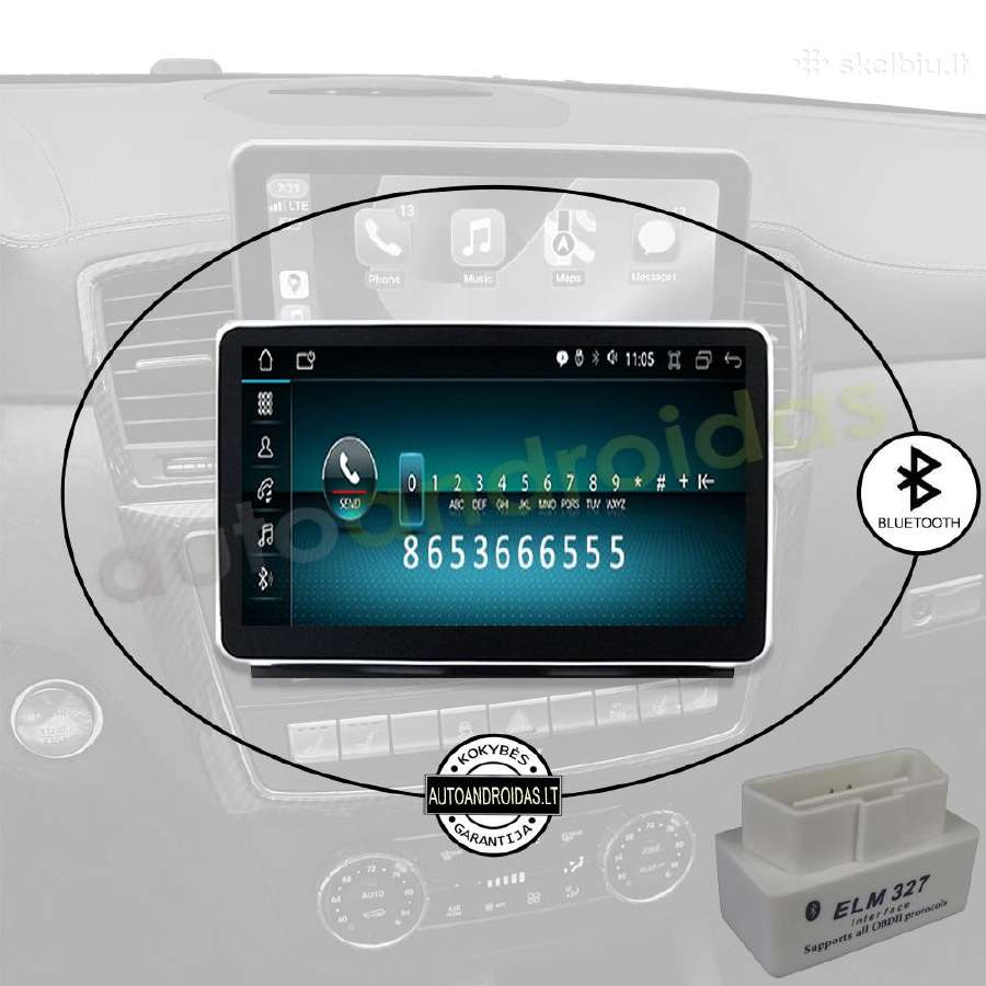 Mercedes 2012-15 Ml W166 Gl Android multimedia - nuotraukos Nr. 4