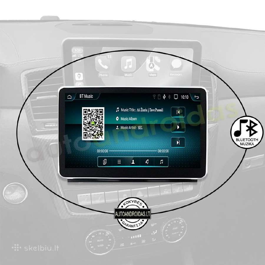Mercedes 2012-15 Ml W166 Gl Android multimedia - nuotraukos Nr. 5