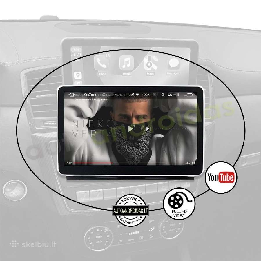 Mercedes 2012-15 Ml W166 Gl Android multimedia - nuotraukos Nr. 8