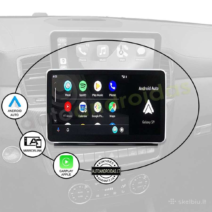 Mercedes 2012-15 Ml W166 Gl Android multimedia - nuotraukos Nr. 9