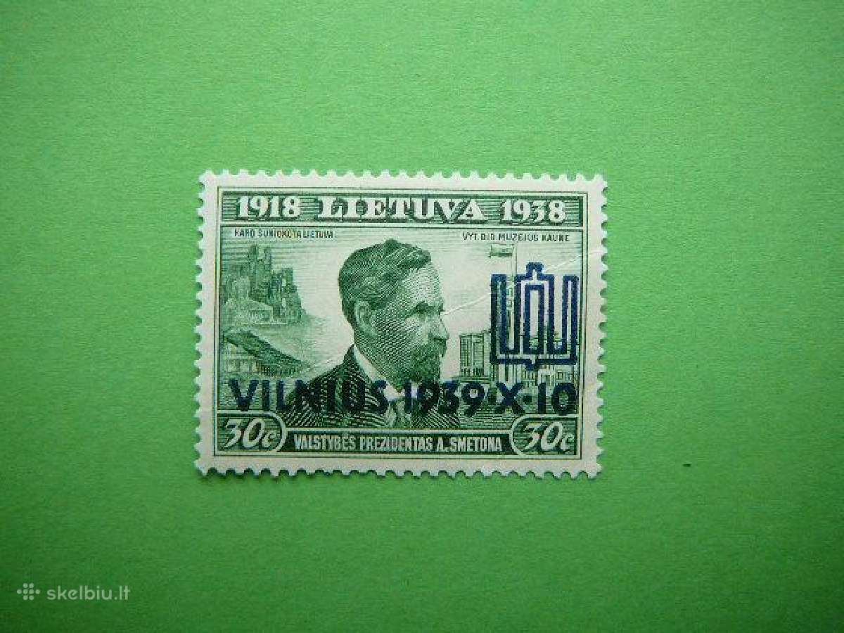 Lietuva 1939 Vilnius svarus lit434sk