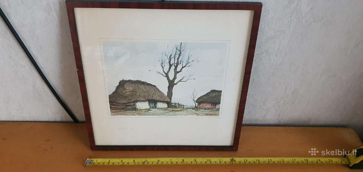 Nr7 Paveikslas su stiklu 32x32cm