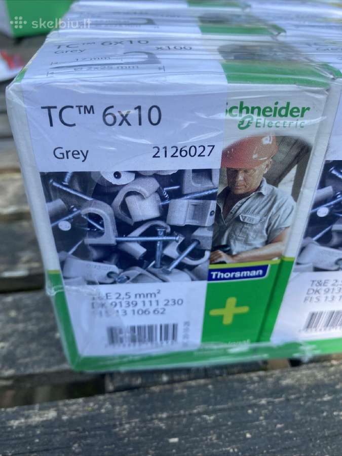 Laikikliai apkaba 6x10 Schneider Thorsman