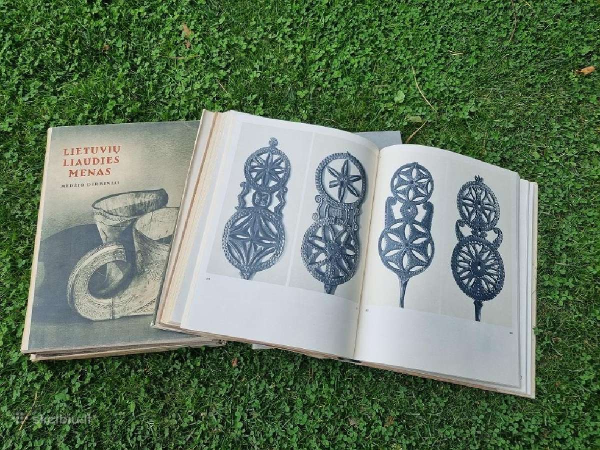 Lietuvių liaudies menas.medžio dirbiniai. 2 knygos - nuotraukos Nr. 4