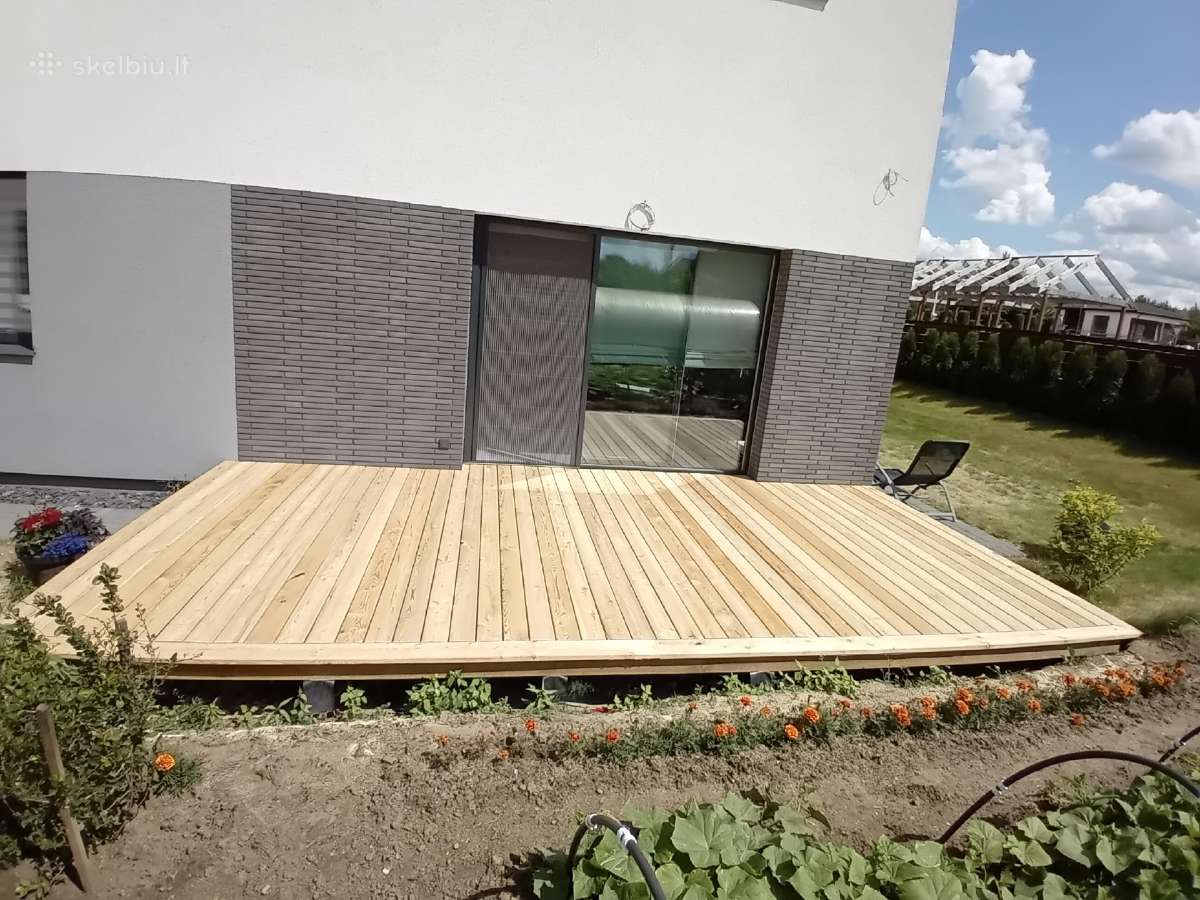 Terasos įrengimas, montavimas Vilnius- Vilniaus r. - nuotraukos Nr. 20