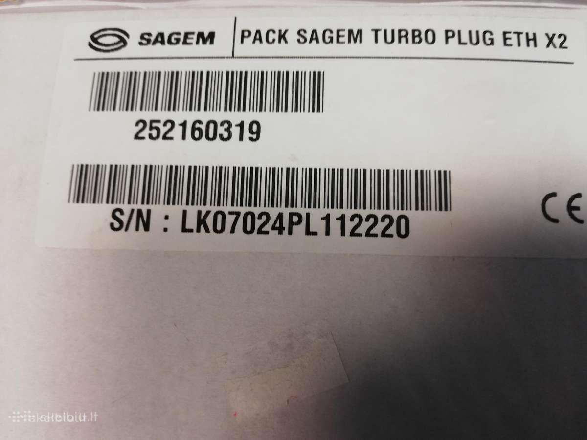 Sagem turbo plug eth x2 ir Asoka Nauji - nuotraukos Nr. 4