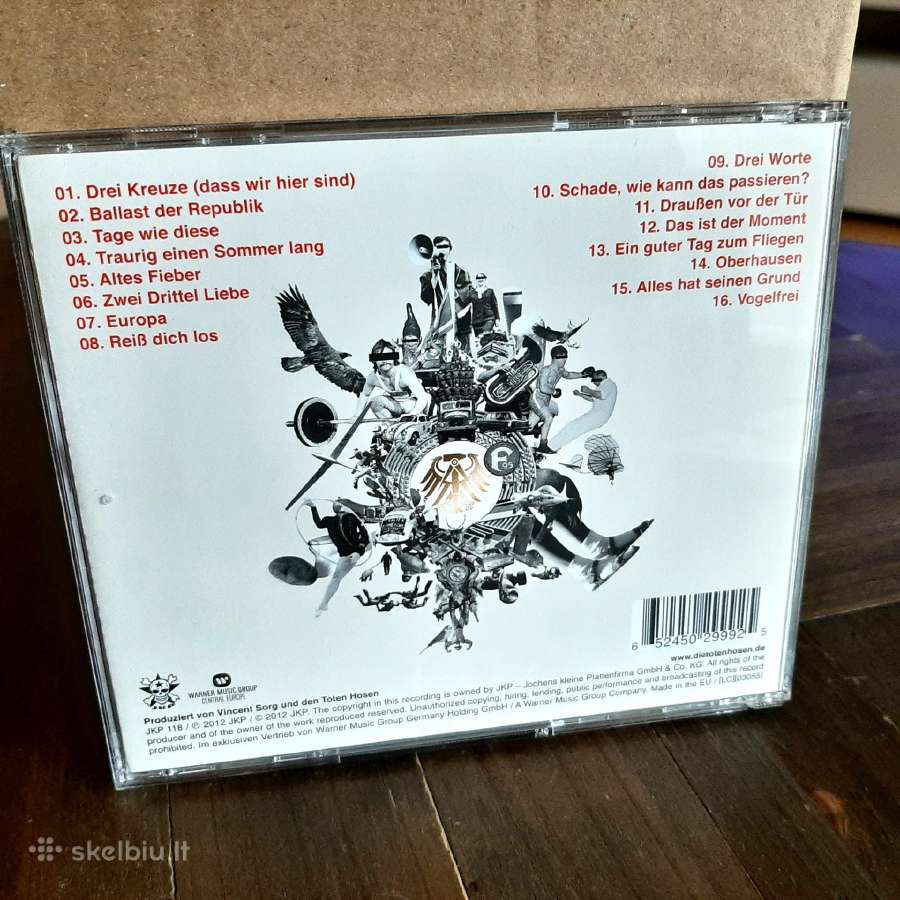 Die Toten Hosen - rock CD albumų kolekcija - nuotraukos Nr. 7