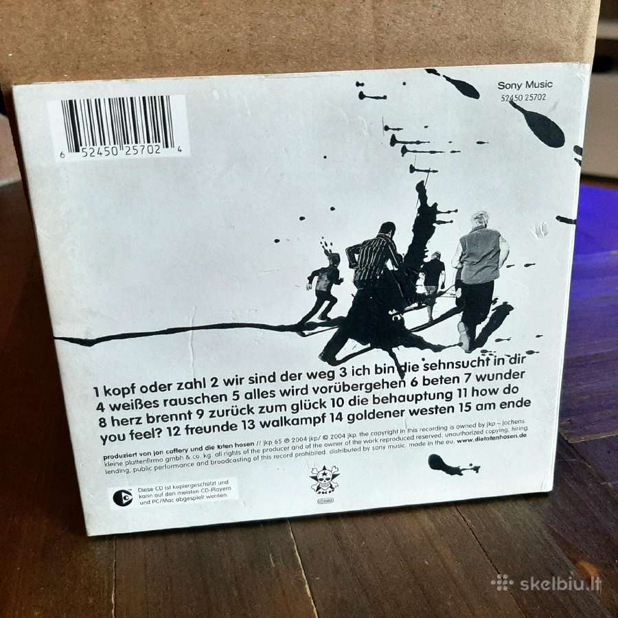 Die Toten Hosen - rock CD albumų kolekcija - nuotraukos Nr. 9