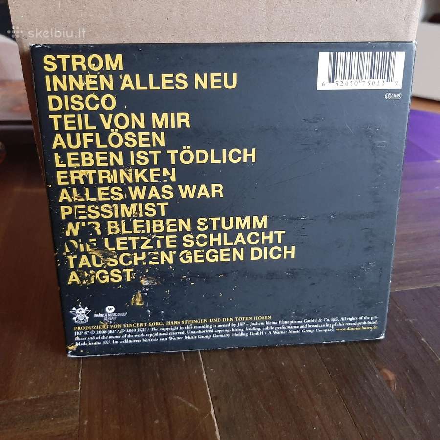 Die Toten Hosen - rock CD albumų kolekcija - nuotraukos Nr. 17
