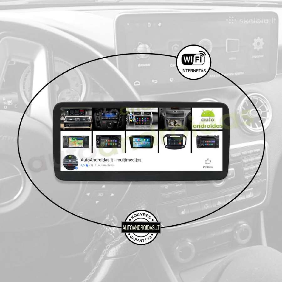 Mercedes A W176 Gla X156 Cla Android multimedia - nuotraukos Nr. 3