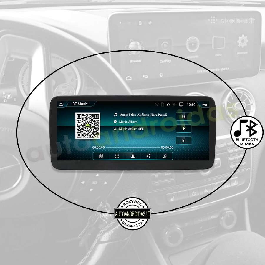 Mercedes A W176 Gla X156 Cla Android multimedia - nuotraukos Nr. 4