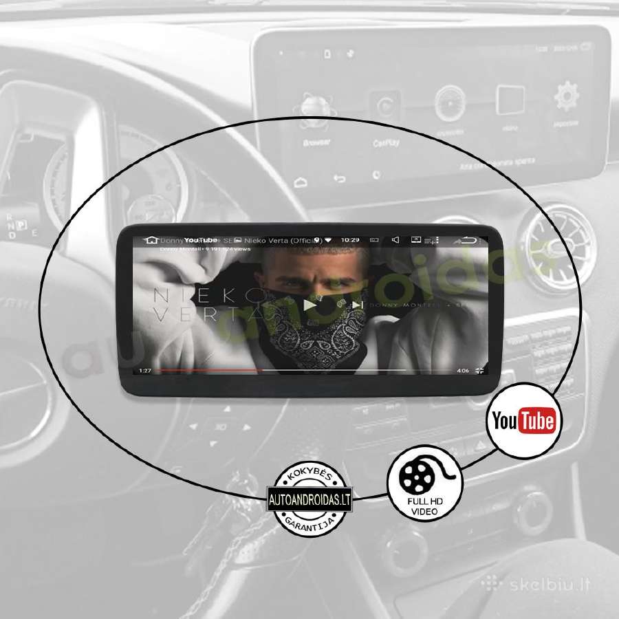 Mercedes A W176 Gla X156 Cla Android multimedia - nuotraukos Nr. 6