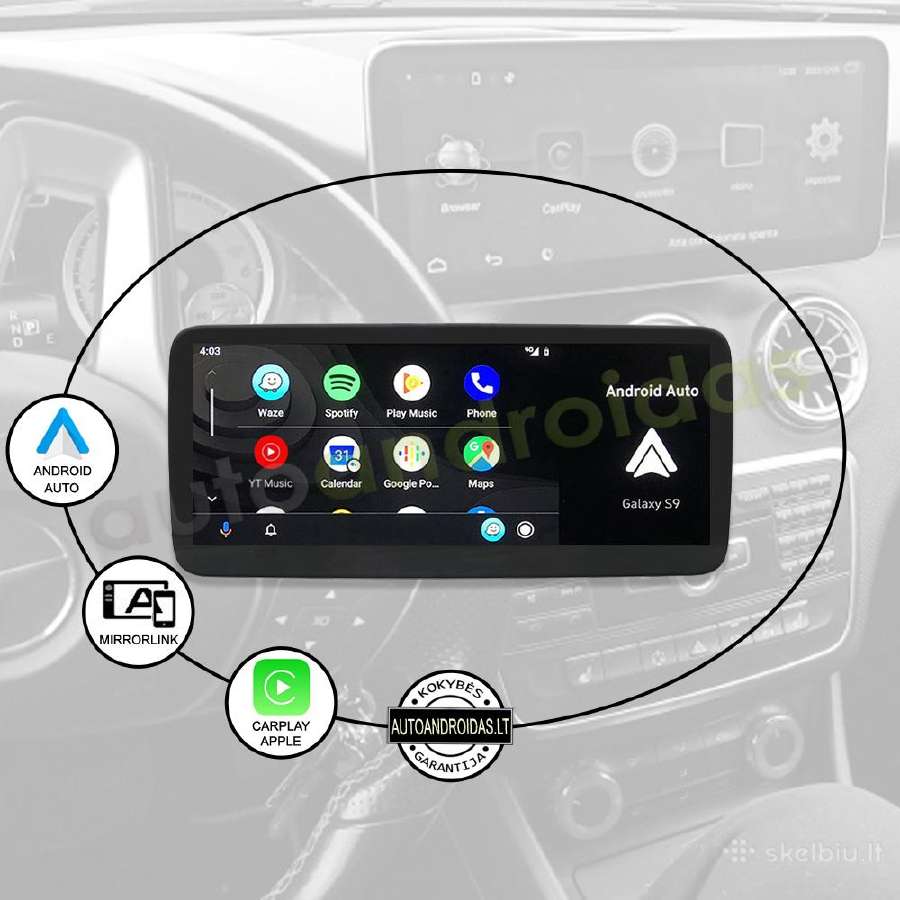 Mercedes A W176 Gla X156 Cla Android multimedia - nuotraukos Nr. 7