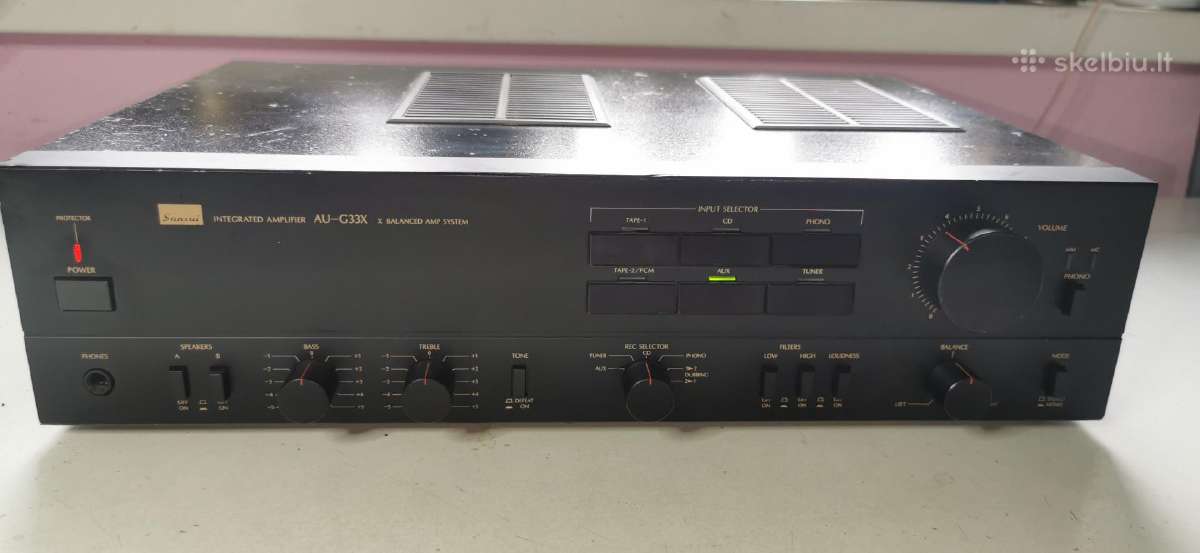 Sansui Au G33x 2x45w-8ohm1985m