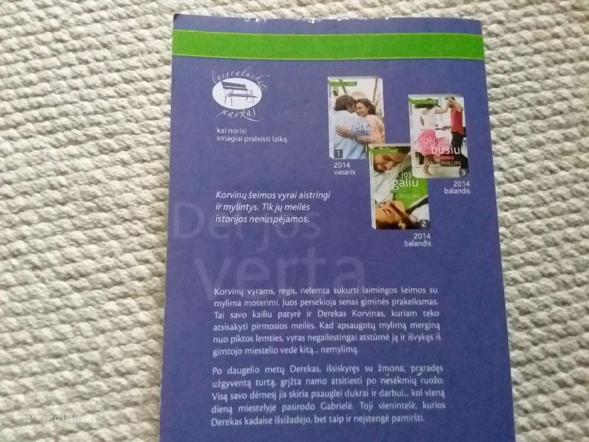 Dėl jos verta Carly Phillips 2014 m. - nuotraukos Nr. 2
