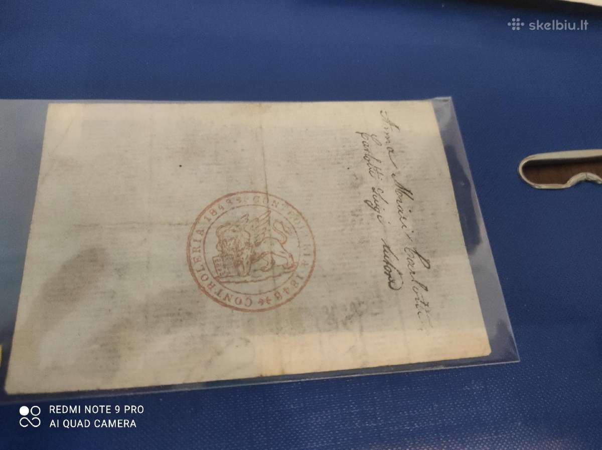 Senas banknotas - nuotraukos Nr. 2