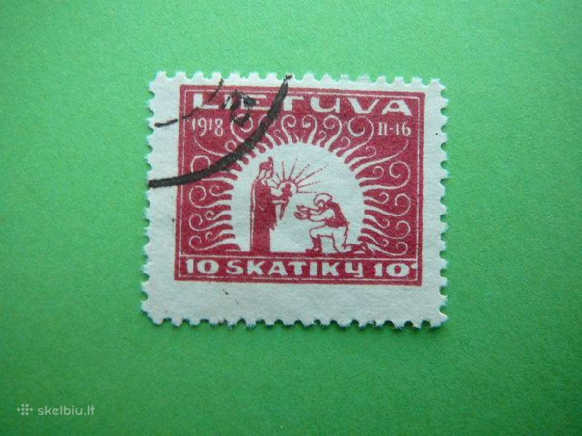 Lietuva 1920 Nepriklausoma 2m. antsp. lit65a