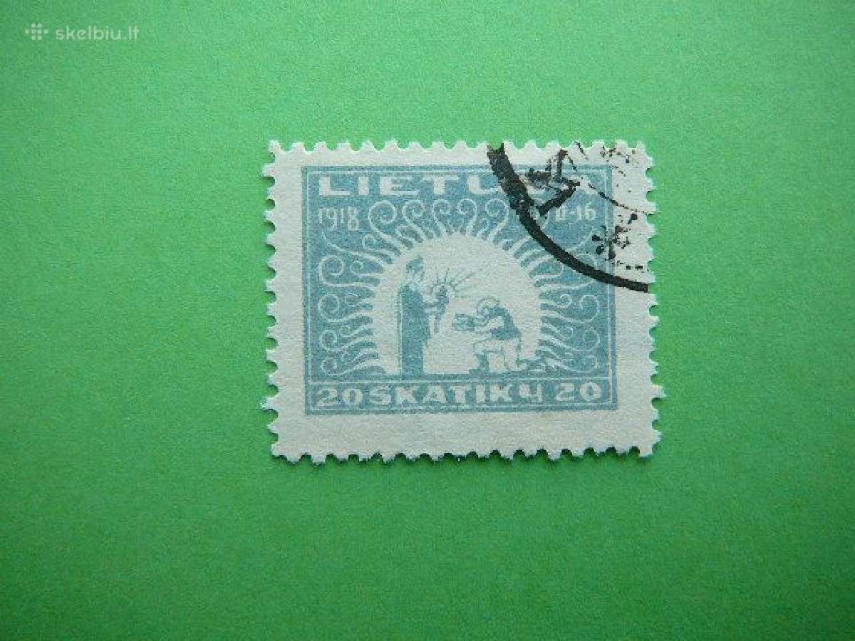 Lietuva 1920 Nepriklausoma 2m. 20sk. antsp. lit67a