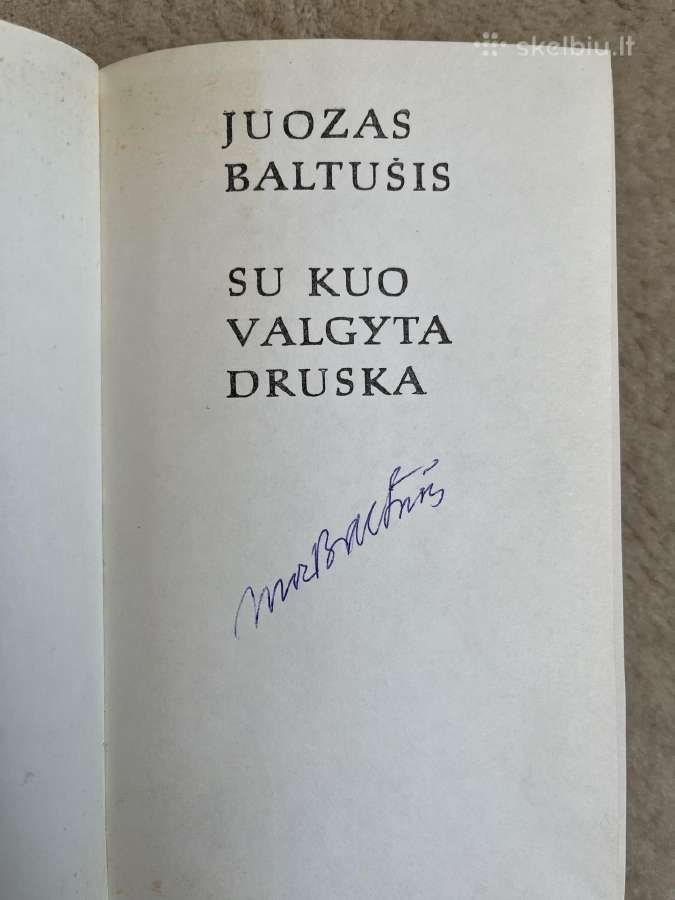 Juozas Baltušis su aut. parašu - nuotraukos Nr. 2