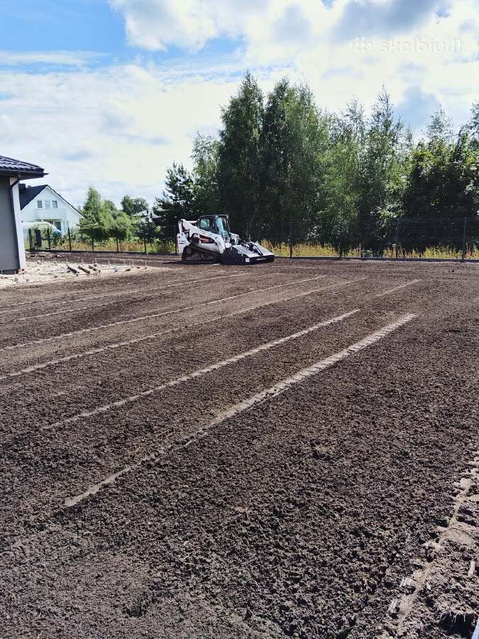 Bobcat T770 nuoma žemės darbai - nuotraukos Nr. 6
