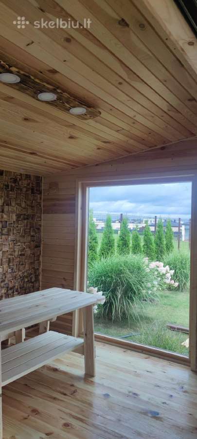 Pilnai įrengta apšiltinta karkasinė pirtis su dušu - nuotraukos Nr. 18