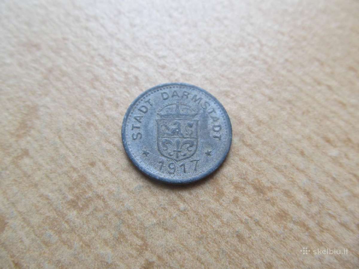 Notgeldas 10 pfennig , Darmstadt , 1917 - nuotraukos Nr. 2