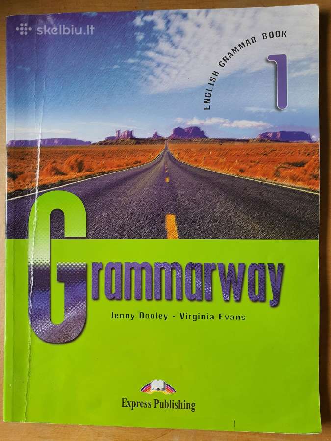 Anglų vadovėlis Grammarway 1, mažiau 10% prirašyta