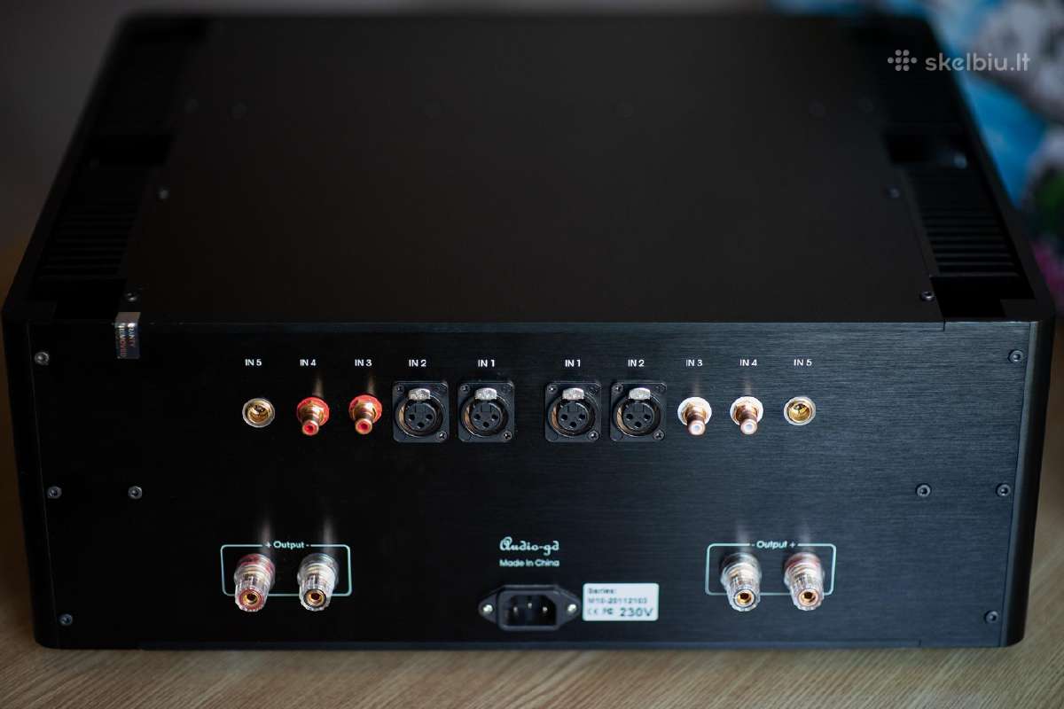 Audio Gd vacuum He1 Xlr tube valve preamp pradinis - nuotraukos Nr. 19