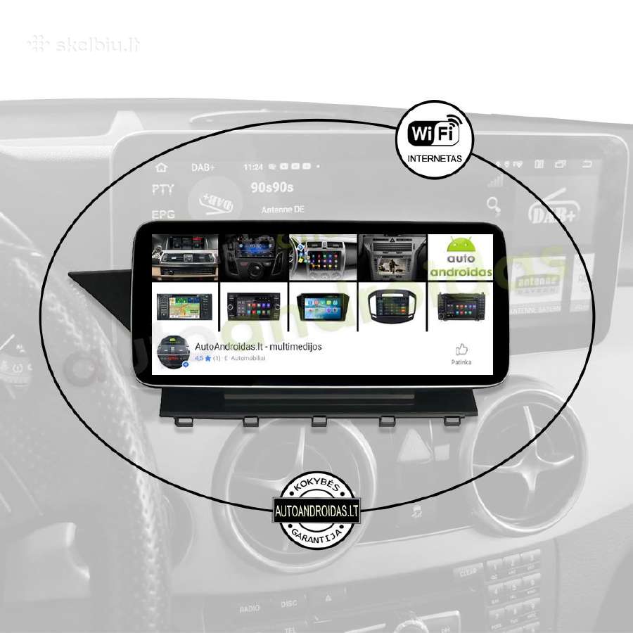 Mercedes 2008-15 GLK X204 Android multimedia GPS - nuotraukos Nr. 3