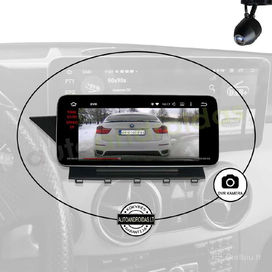 Mercedes 2008-15 GLK X204 Android multimedia GPS - nuotraukos Nr. 7