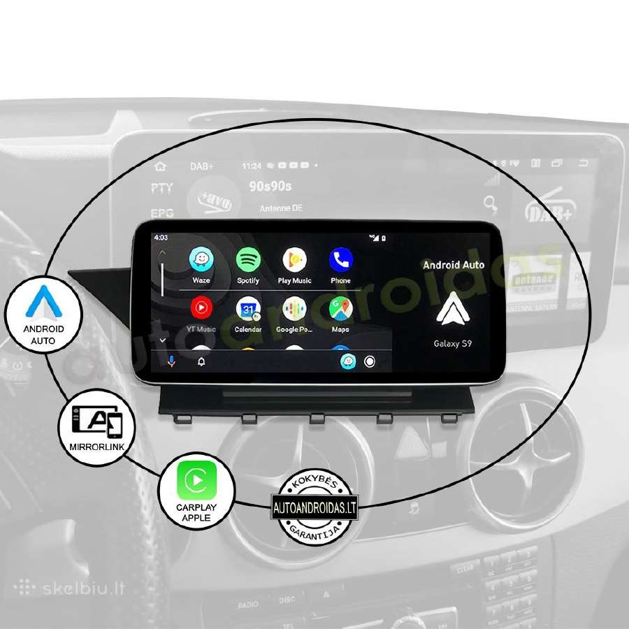 Mercedes 2008-15 GLK X204 Android multimedia GPS - nuotraukos Nr. 9