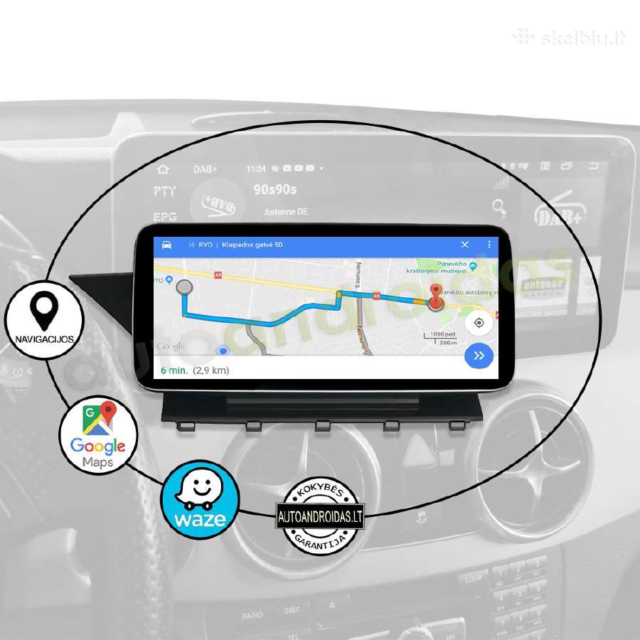 Mercedes 2008-15 GLK X204 Android multimedia GPS - nuotraukos Nr. 10