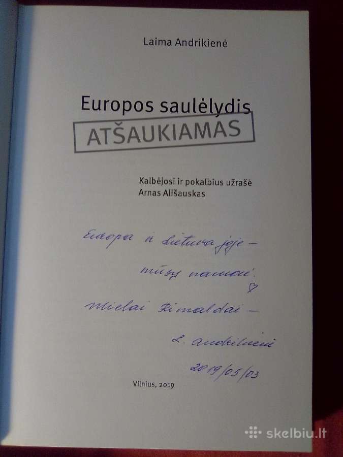L. Andrikiene Europos saulėlydis atšaukiamas - nuotraukos Nr. 2