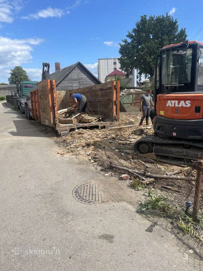 Griovimo rekonstrukcijos darbai šiukšlių išvežimo - nuotraukos Nr. 36