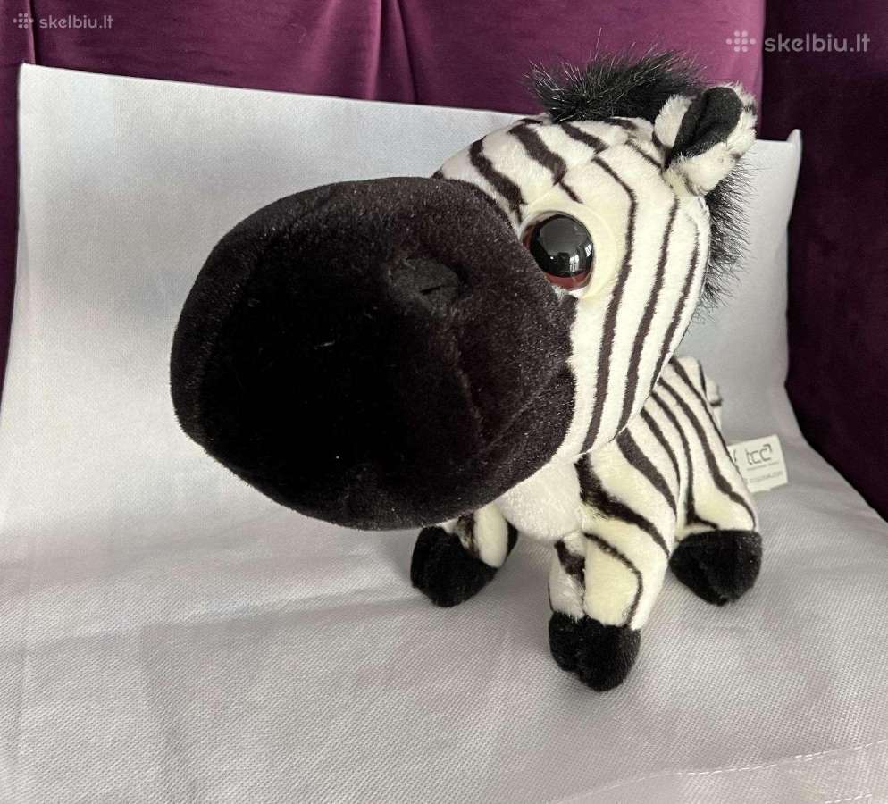 Pliušiniai - Zebras, dramblys, beždžionė