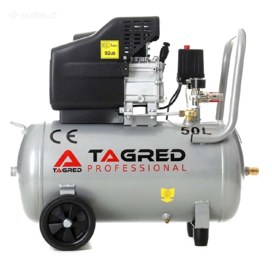 Kompresorius Tagred, 50l, 2,8 kw - nuotraukos Nr. 2