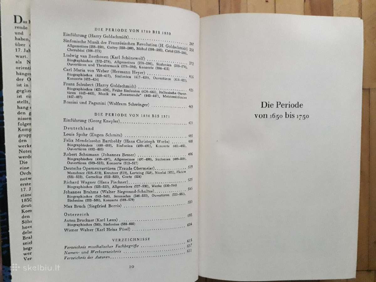 Konzertbuch Orchestermusik 2 tomai 1959, 1961 m. - nuotraukos Nr. 7