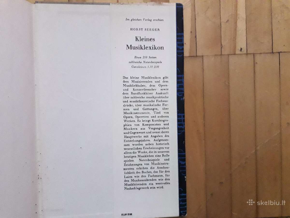 Konzertbuch Orchestermusik 2 tomai 1959, 1961 m. - nuotraukos Nr. 10
