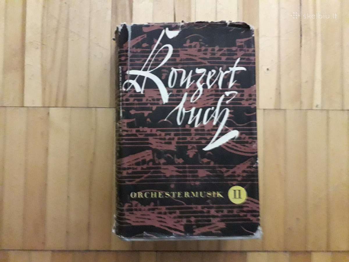 Konzertbuch Orchestermusik 2 tomai 1959, 1961 m. - nuotraukos Nr. 12