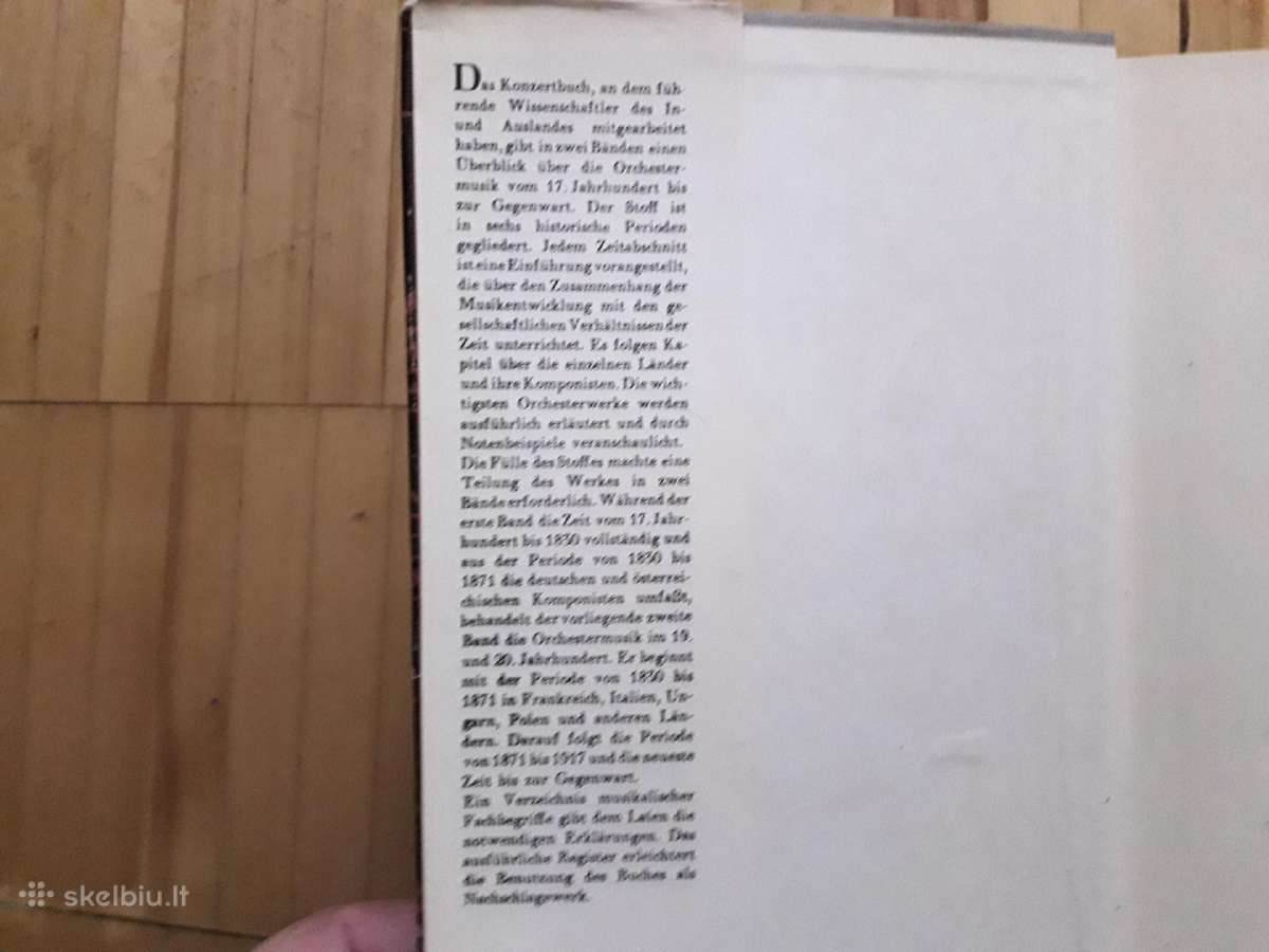 Konzertbuch Orchestermusik 2 tomai 1959, 1961 m. - nuotraukos Nr. 13
