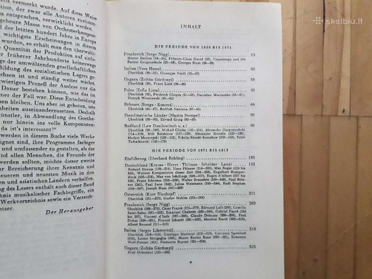 Konzertbuch Orchestermusik 2 tomai 1959, 1961 m. - nuotraukos Nr. 15