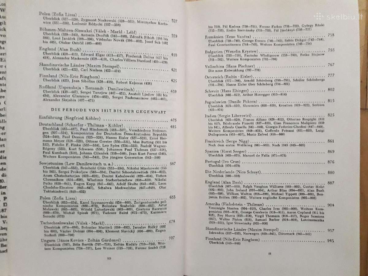 Konzertbuch Orchestermusik 2 tomai 1959, 1961 m. - nuotraukos Nr. 16