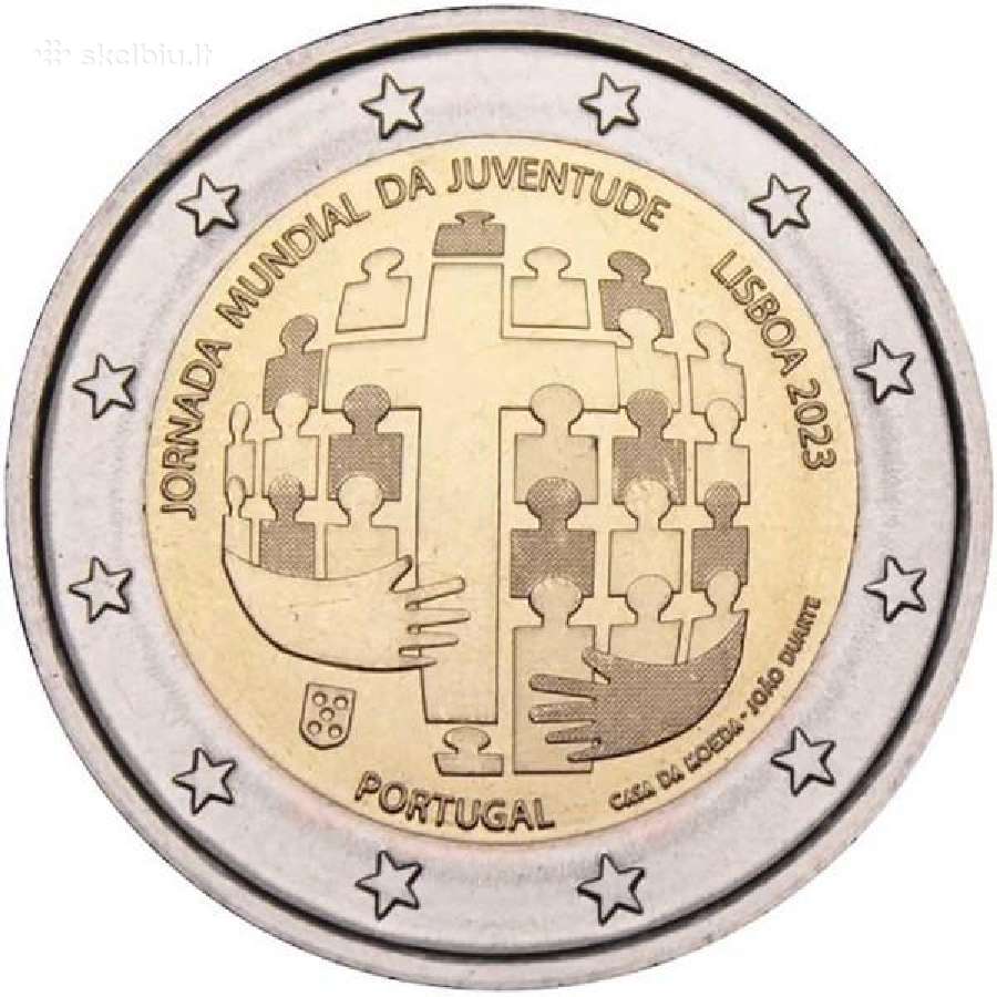 2 eurų Portugalijos Unc proginės monetos - nuotraukos Nr. 6