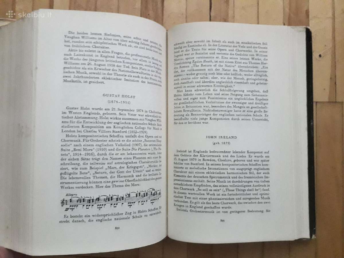 Konzertbuch Orchestermusik 2 tomai 1959, 1961 m. - nuotraukos Nr. 19